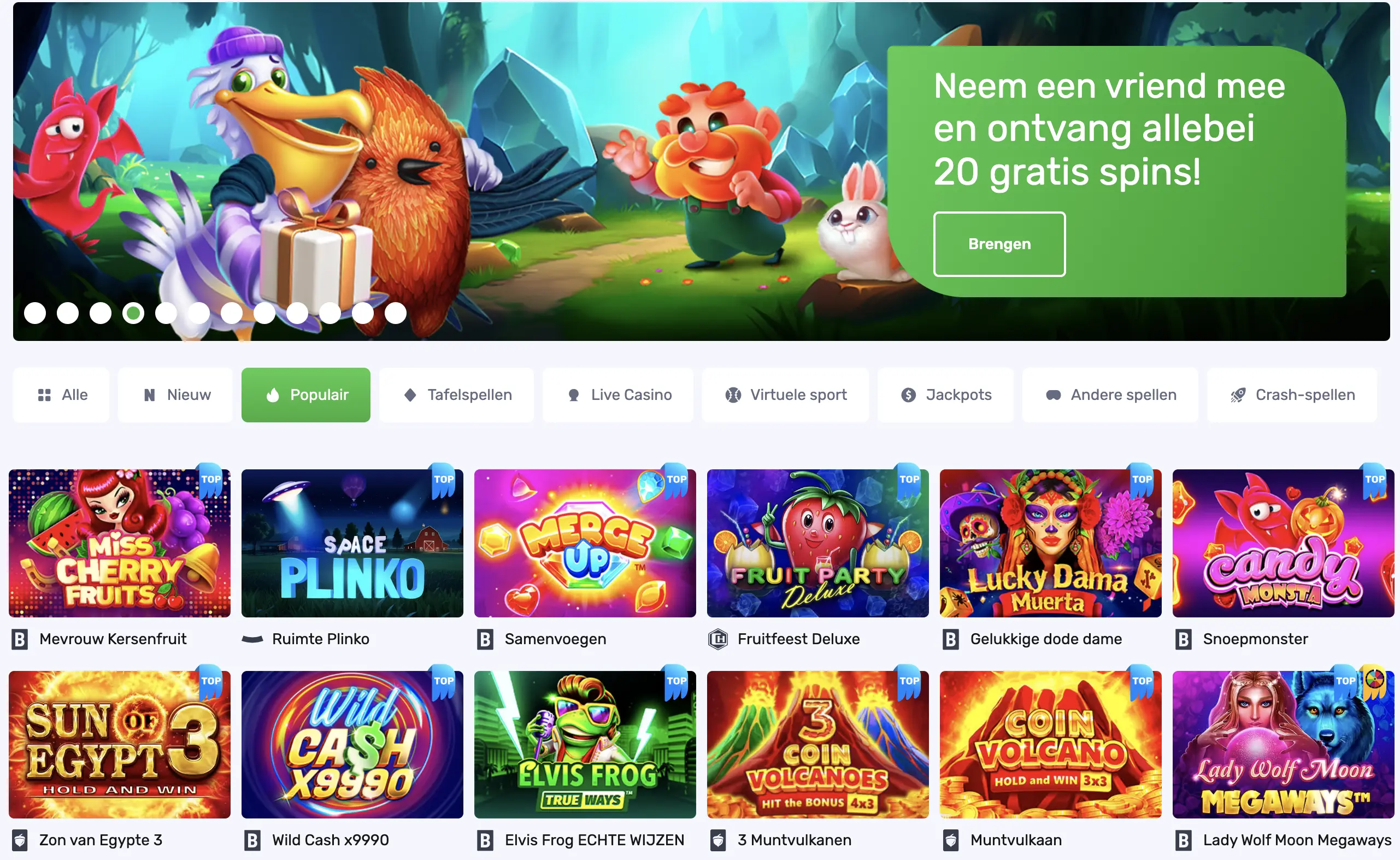 Beschrijving van no deposit bonussen bij LuckyBird Casino Beschrijving van LuckyBird Casino bonussen